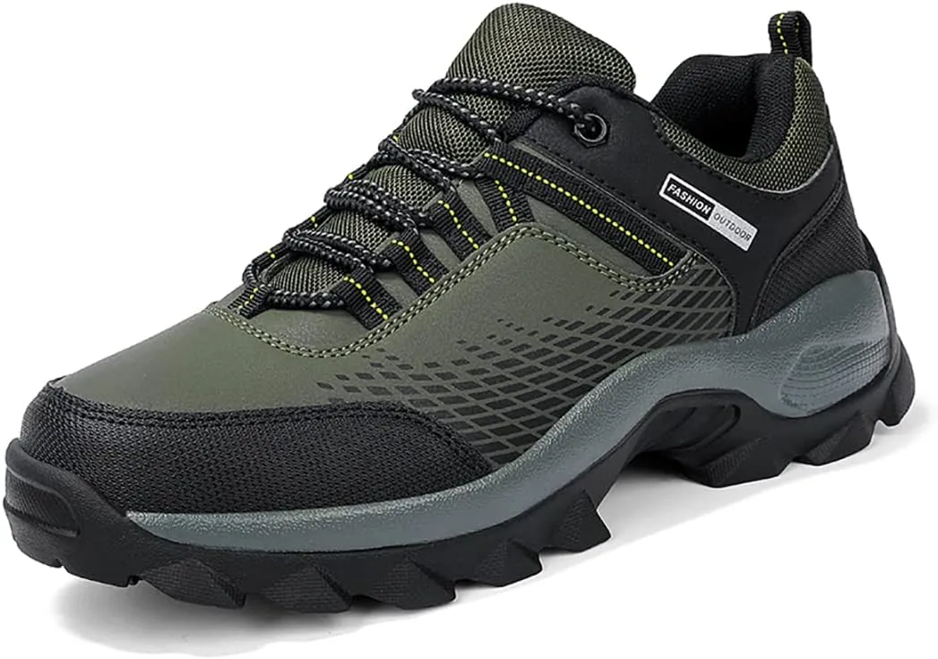 Men's Outdoor Sneakers Hiking Shoes Waterproof Ultra Light AthleticTrail Running Shoes Mountaineering Shoes