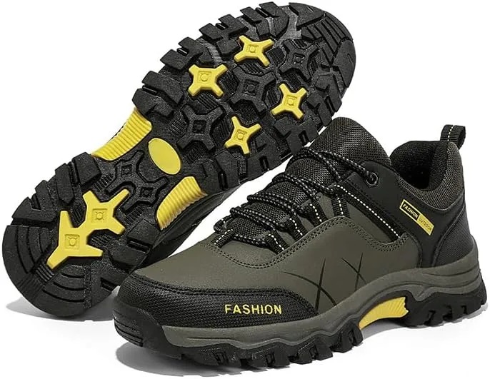 Men's Outdoor Sneakers Hiking Shoes Waterproof Ultra Light AthleticTrail Running Shoes Mountaineering Shoes