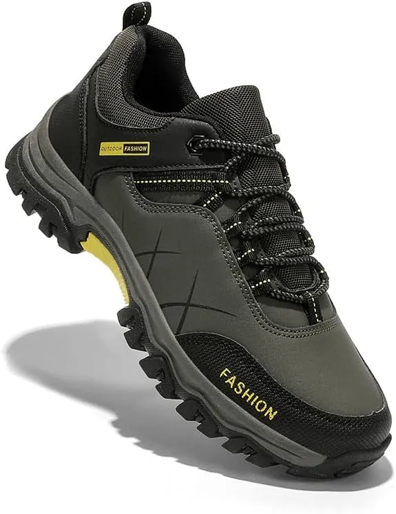 Men's Outdoor Sneakers Hiking Shoes Waterproof Ultra Light AthleticTrail Running Shoes Mountaineering Shoes