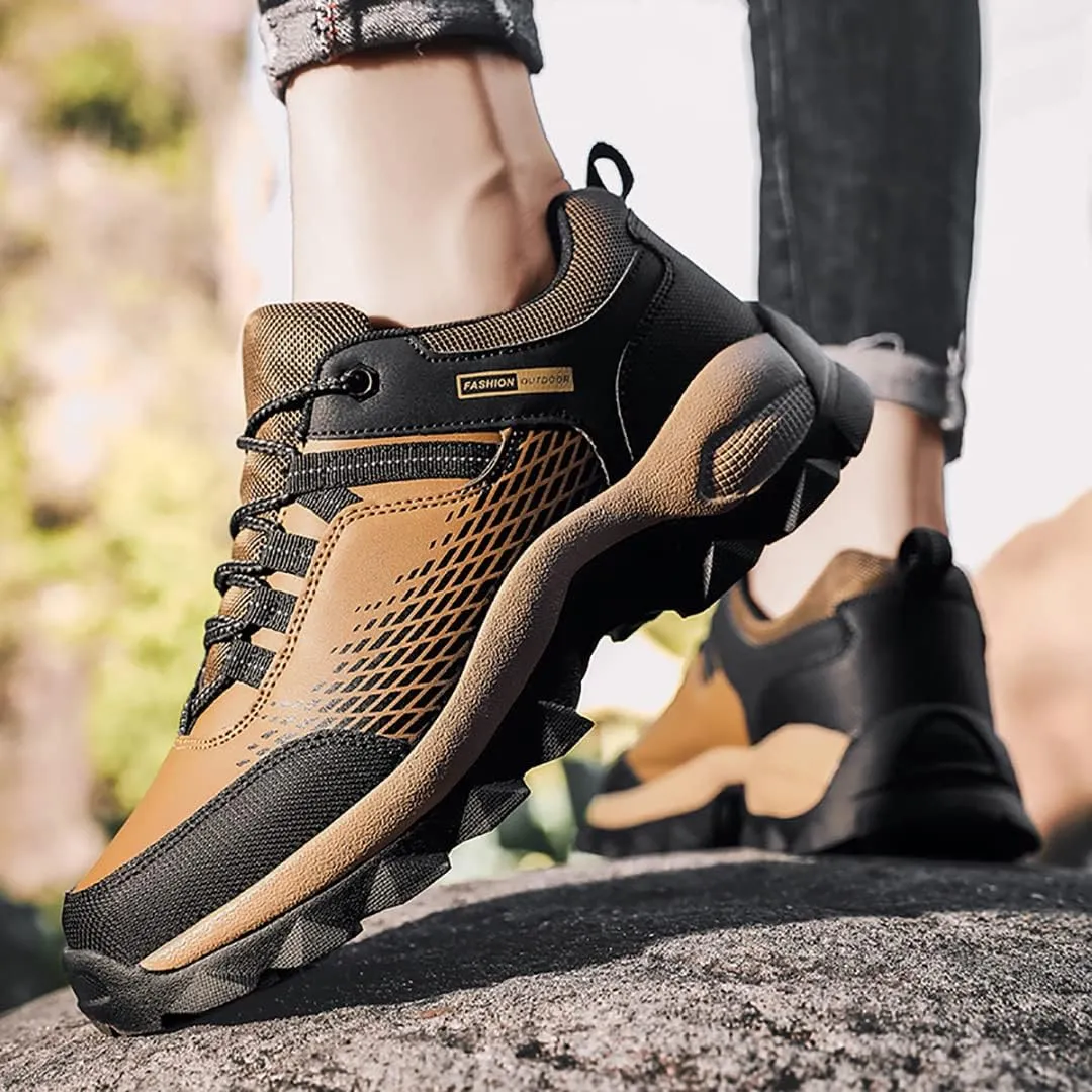 Men's Outdoor Sneakers Hiking Shoes Waterproof Ultra Light AthleticTrail Running Shoes Mountaineering Shoes