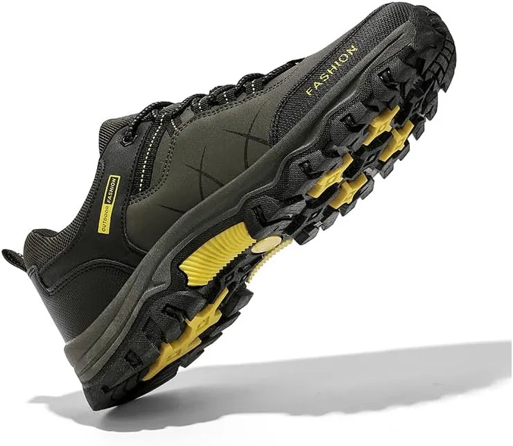 Men's Outdoor Sneakers Hiking Shoes Waterproof Ultra Light AthleticTrail Running Shoes Mountaineering Shoes