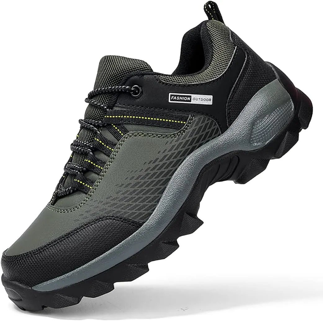 Men's Outdoor Sneakers Hiking Shoes Waterproof Ultra Light AthleticTrail Running Shoes Mountaineering Shoes