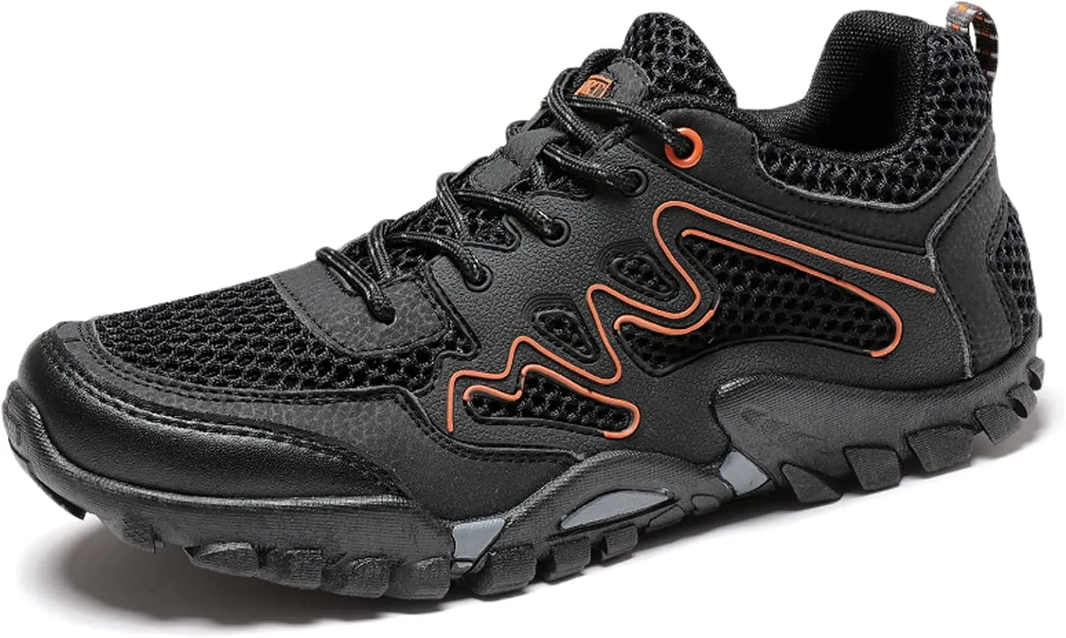 Mens Walking Boots Lightweight Walking Shoes Breathable Womens Hiking Shoes Non-Slip Outdoor Trekking Hiking Shoes