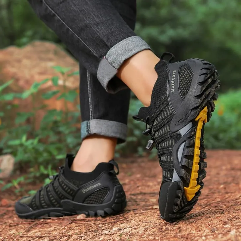 Mens Water Shoes Anti-Slip Hiking Shoes Quick Drying Sports Aqua Barefoot Shoes Breathable Climbing Shoes Outdoor Walking Fishing Shoes