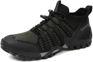 Mens Water Shoes Anti-Slip Hiking Shoes Quick Drying Sports Aqua Barefoot Shoes Breathable Climbing Shoes Outdoor Walking Fishing Shoes