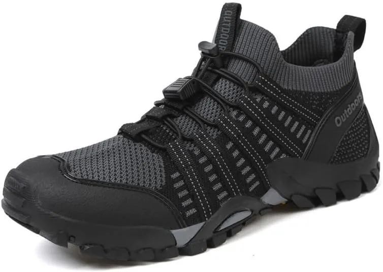Mens Water Shoes Anti-Slip Hiking Shoes Quick Drying Sports Aqua Barefoot Shoes Breathable Climbing Shoes Outdoor Walking Fishing Shoes