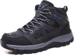 Mens Waterproof Walking Shoes Quick Drying Hiking Footwear Outdoor Shoes Rubber Sole Camping Hiking