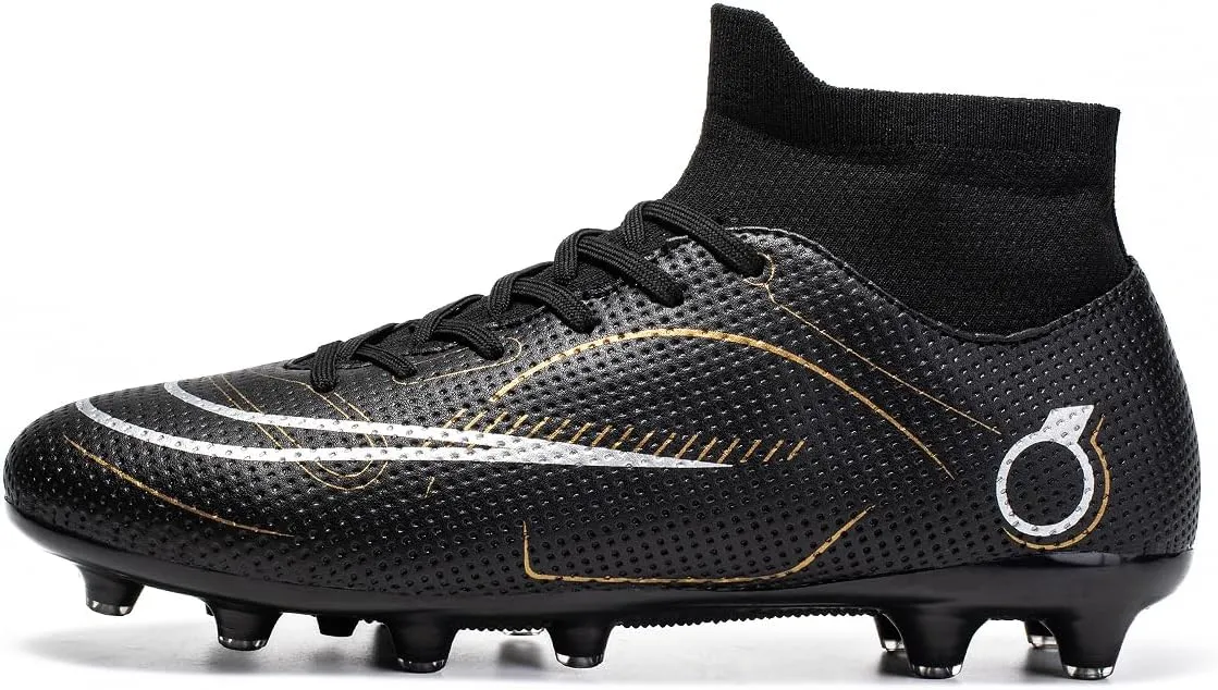 Men's Wide Shoes Men's Soccer Boots, Boys/Girls Flags Soccer Boots High-top Training Soccer Boots Outdoor Soccer Boots/Comfort Trends