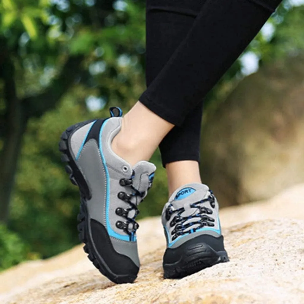 MIOKE Women's Outdoor Hiking Shoes Waterproof Lightweight Mesh Running Hiker Non-Slip Trail Climbing Shoes
