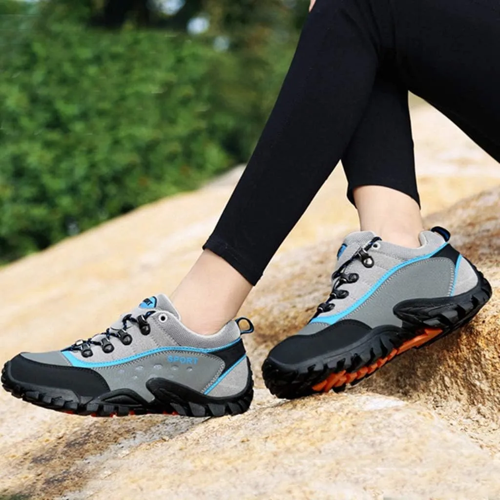 MIOKE Women's Outdoor Hiking Shoes Waterproof Lightweight Mesh Running Hiker Non-Slip Trail Climbing Shoes