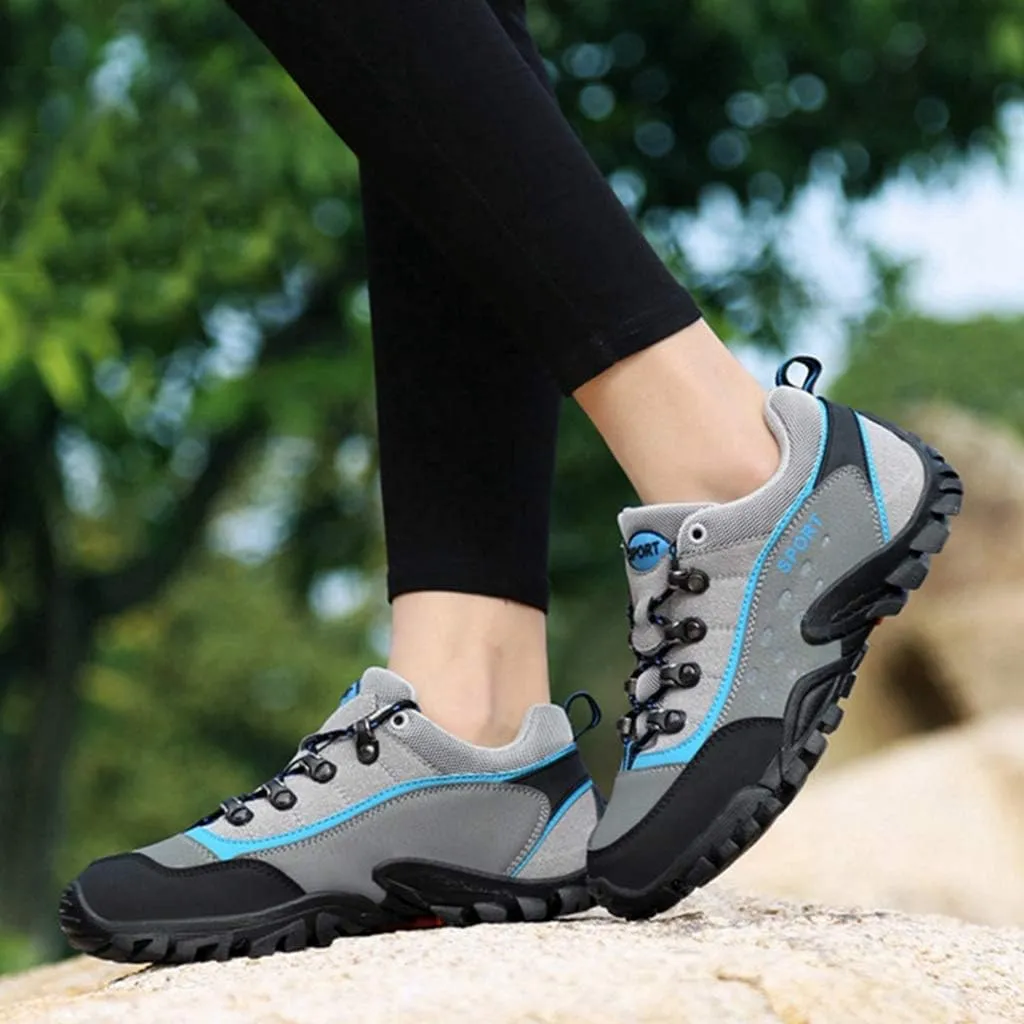 MIOKE Women's Outdoor Hiking Shoes Waterproof Lightweight Mesh Running Hiker Non-Slip Trail Climbing Shoes