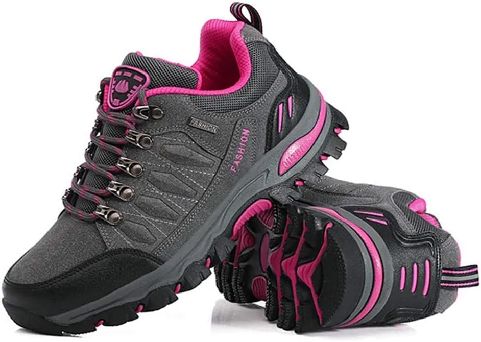 MIOKE Women's Waterproof Hiking Shoes Outdoor Running Trail Hiker Non-Slip Casual Climbing Backpacking Shoe