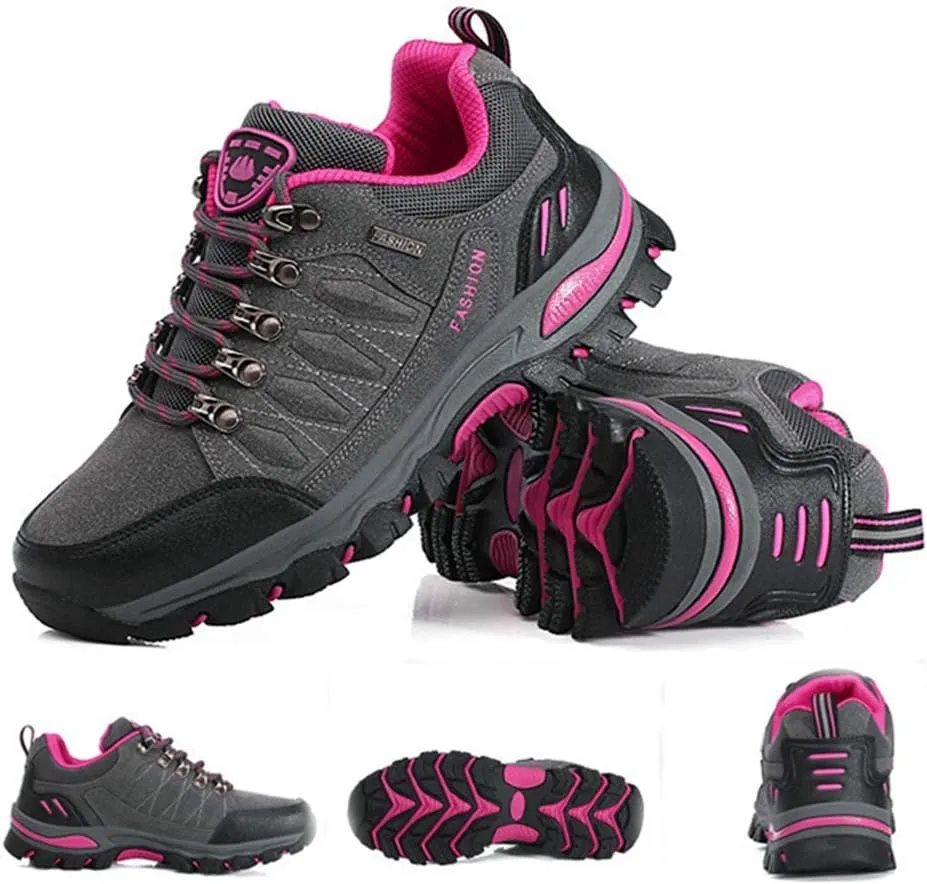 MIOKE Women's Waterproof Hiking Shoes Outdoor Running Trail Hiker Non-Slip Casual Climbing Backpacking Shoe