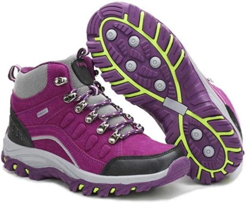 MIOKE Women's Waterproof Hiking Shoes Outdoor Running Trail Hiker Non-Slip Casual Climbing Backpacking Shoes