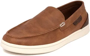 Nautica Men's Slip-On Loafers Casual Moc Toe Sneakers Boat Shoes Slipper for Men  Lightweight & Comfortable - Derwin