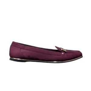 New Look Wide Fit Dark Red Faux Snake Panelled Loafers - UK 4 / EU 37 / US 6