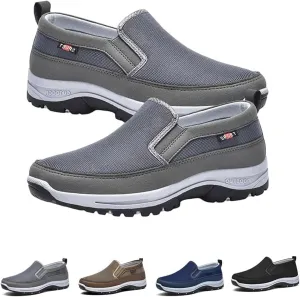 Orthoture Mens Shoes, Orthoture Shoes, Arch Support Orthopedic Slip-on Running Hiking Sneakers Comfortable Hiking Loafers