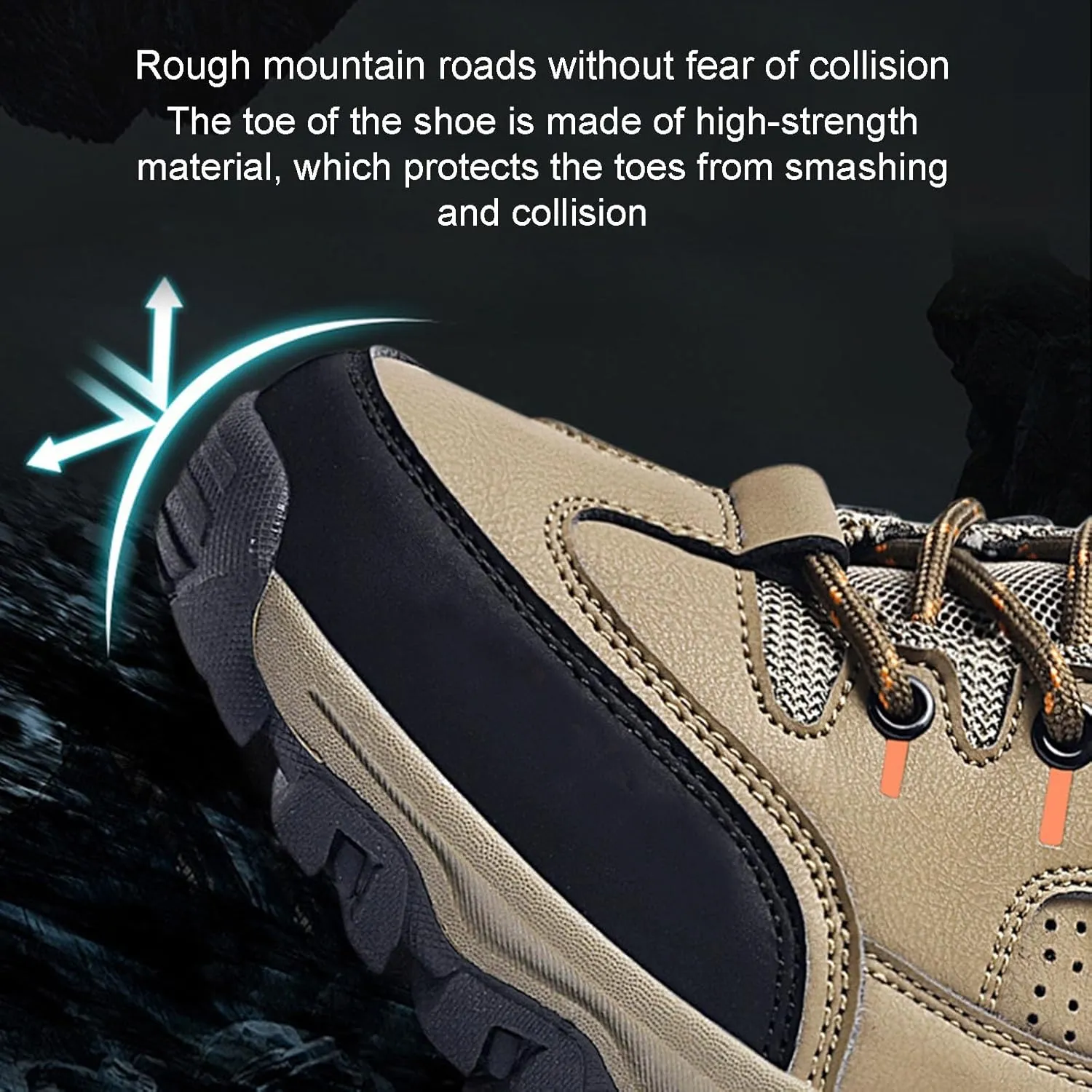 Outdoor Hiking Shoes, Men's Mountaineering Outdoor Shoes Sports Casual Hiking Shoes Dad Lightweight Travel Shoes
