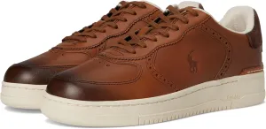 Polo Ralph Lauren, Men, Master Court Brogue, Tan, 13, Medium