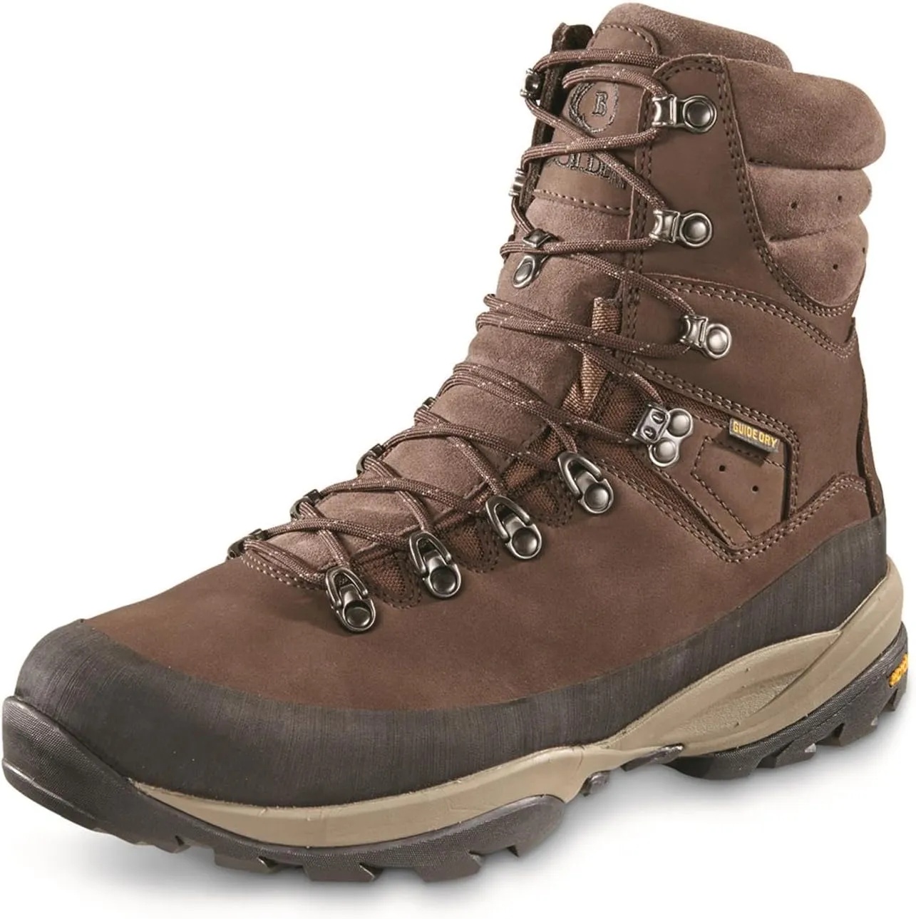 Ridge 8 Mens Waterproof Leather Hunting Boots Insulated, 400-gram