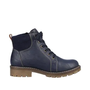 Rieker Women's Ankle Booties- Blue