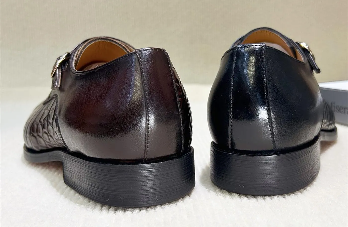 Santimon Men's Monk-Strap Loafers Dress Shoes - Casual Mocasines Loafers for Business, Weddings & Special Occasions