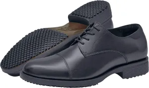 Shoes for Crews Dress Shoes for Men, Men??s Oxfords, Zapatos De Vestir para Hombre, Slip Resistant, Safety, Brown or Black