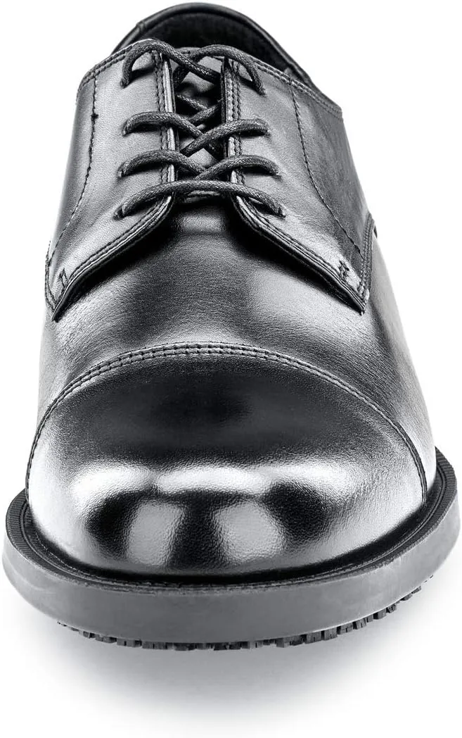 Shoes for Crews Dress Shoes for Men, Men??s Oxfords, Zapatos De Vestir para Hombre, Slip Resistant, Safety, Brown or Black