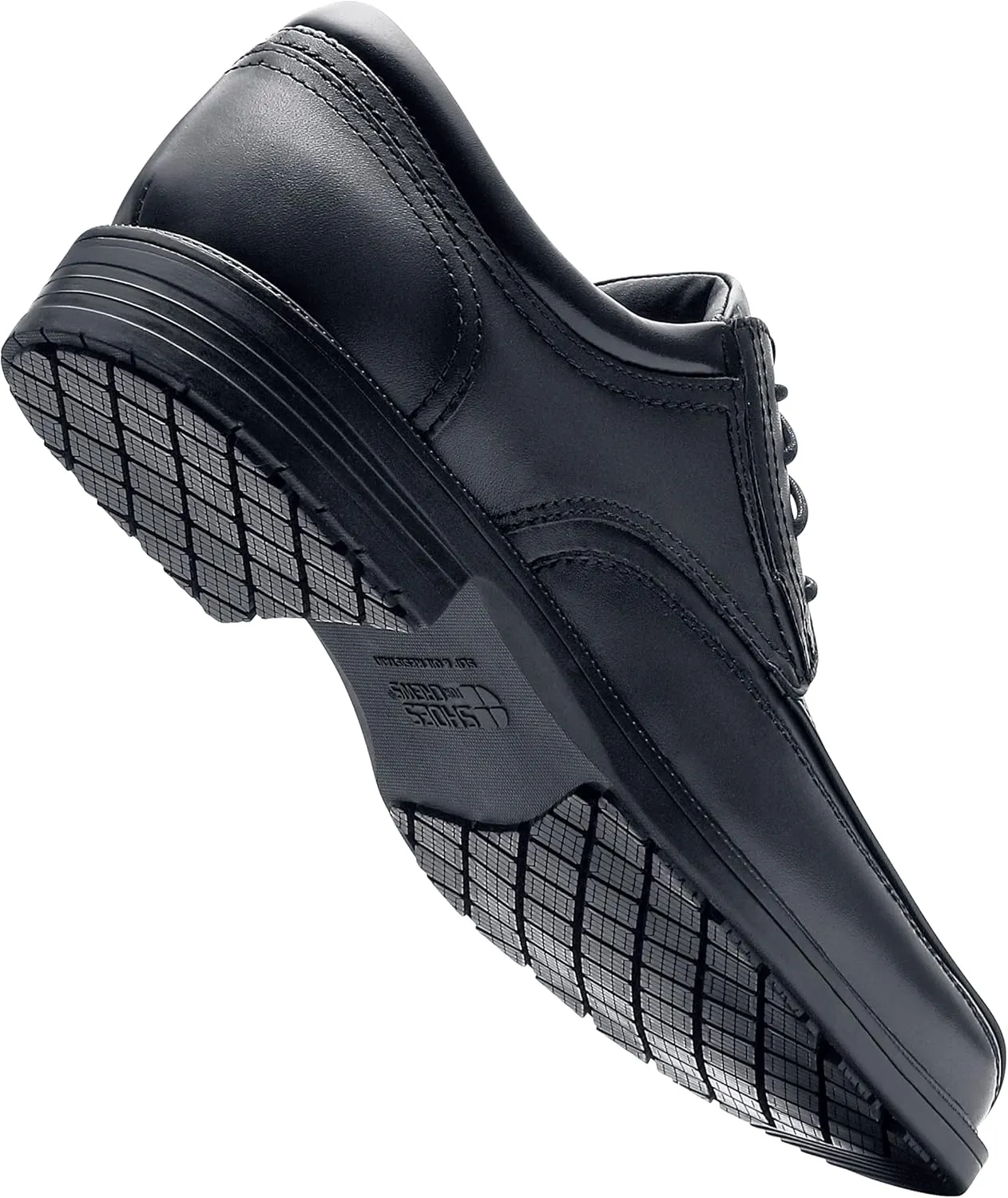 Shoes for Crews Dress Shoes for Men, Men??s Oxfords, Zapatos De Vestir para Hombre, Slip Resistant, Safety, Brown or Black