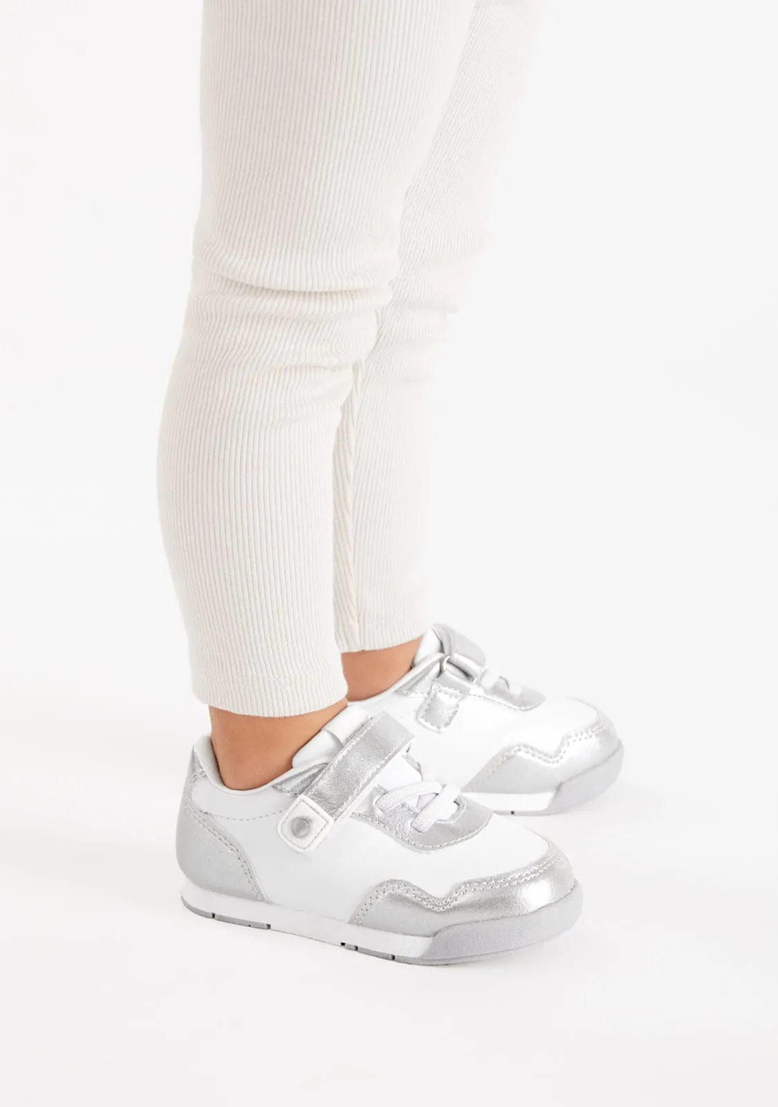 Silver Respectful Sneakers