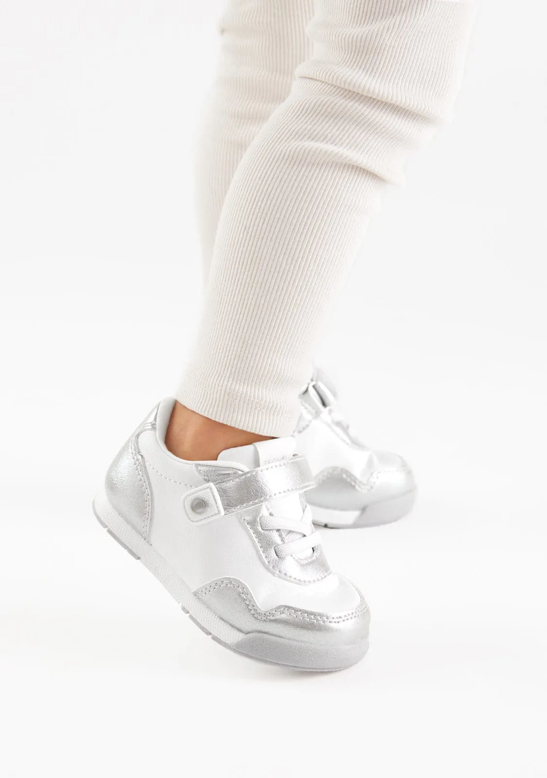 Silver Respectful Sneakers
