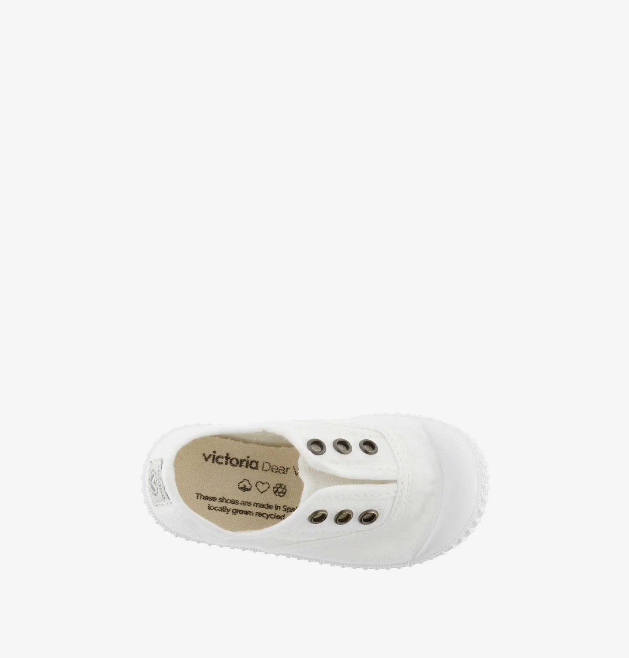 Slip on Canvas Shoe, Blanco/White