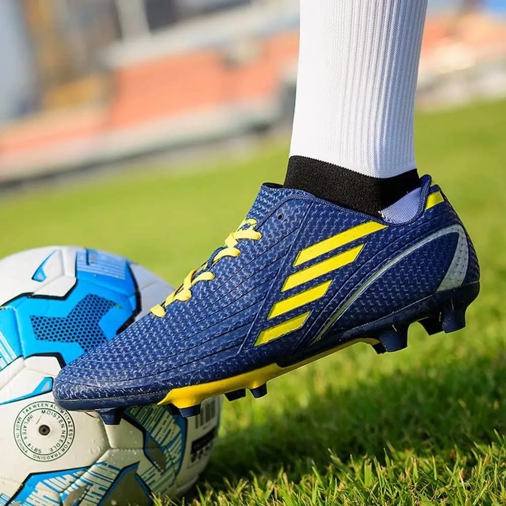 TOLLN Boys Girls Football Shoes Kids Soccer Cleats