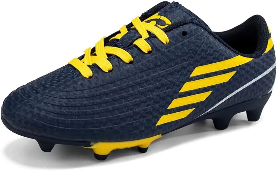 TOLLN Boys Girls Football Shoes Kids Soccer Cleats