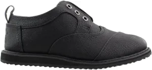 TOMS Toddler Boys Brogue Slip On Casual Shoes - Black