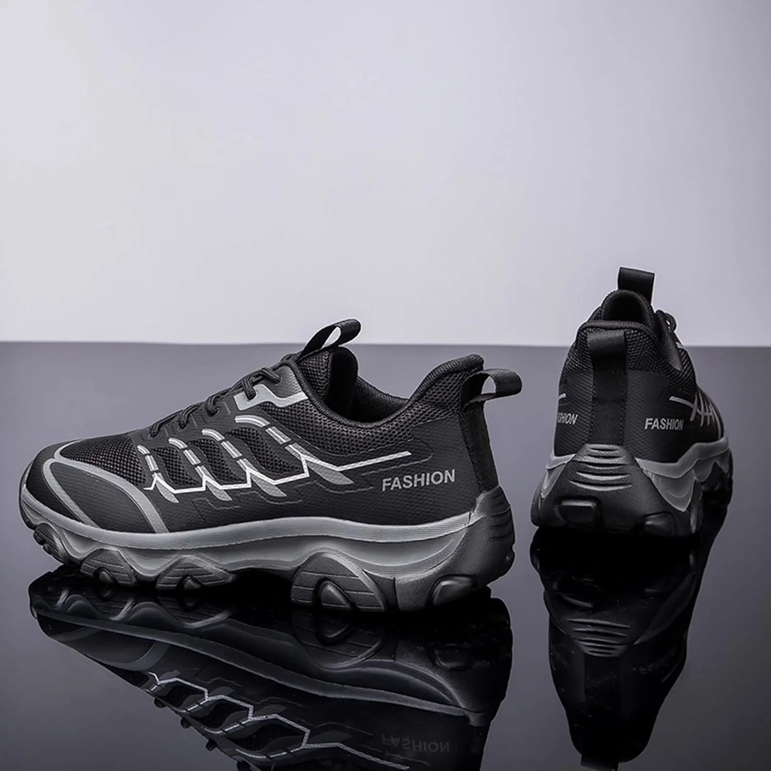 Unisex Mid Top Mountaineering Shoes Men's Shoes Women's Shoes Damping Stable Hiking Shoes Non Slip Wear-Resistant Climbing Shoes