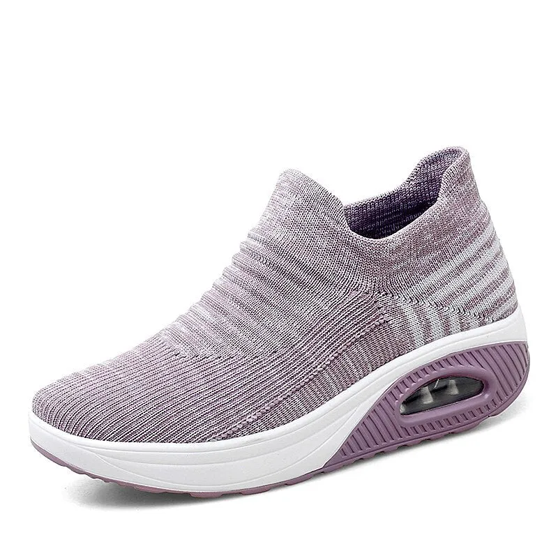 Vanccy Fashion Casual Breathable Mesh Vulcanized Shoes