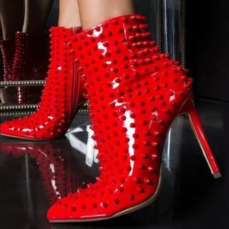 Vintage Thin Heel Boots