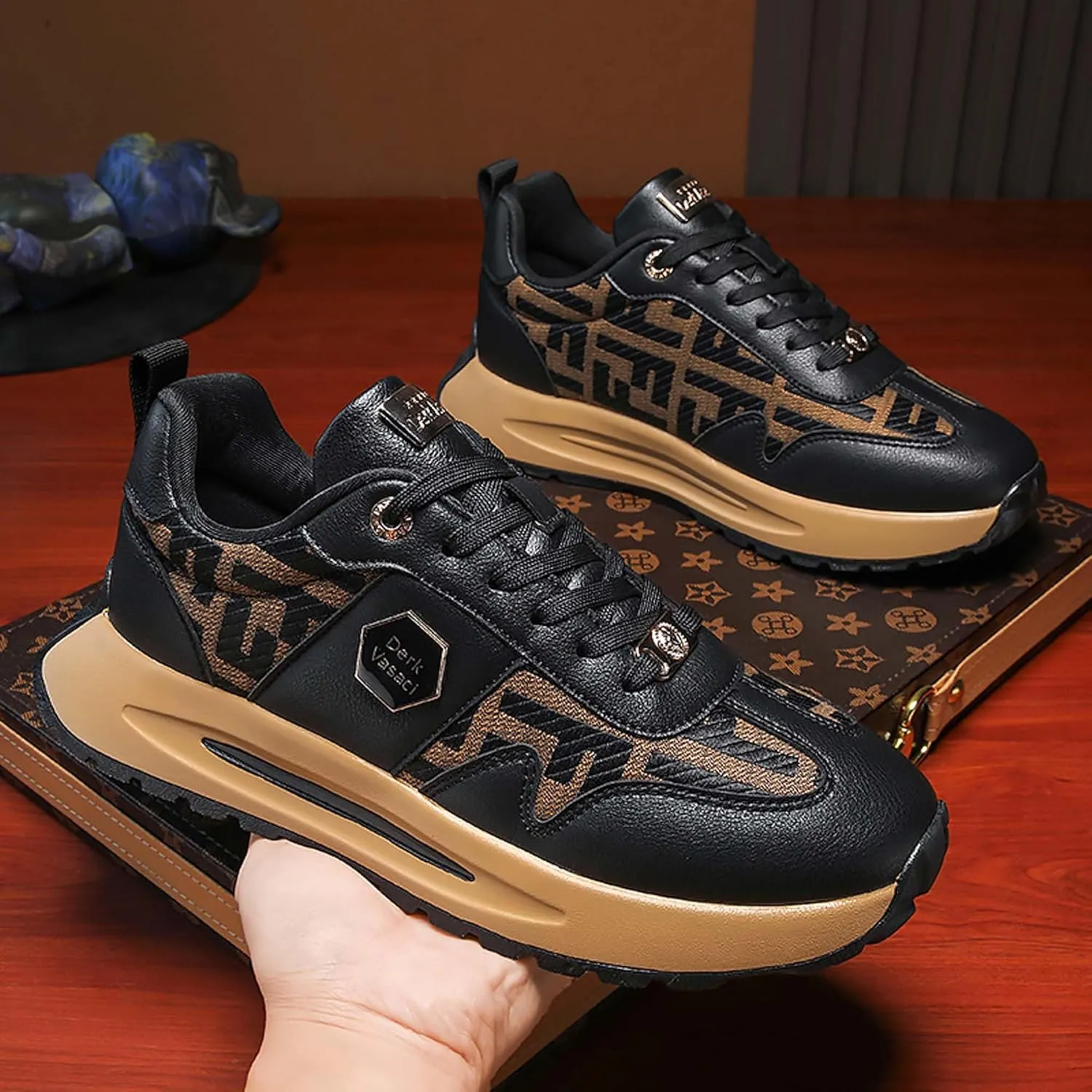 Warm Couple Running Shoes, Waterproof Hiking Shoes, Lightweight and Breathable Sports Shoes, Outdoor Hiking Shoes