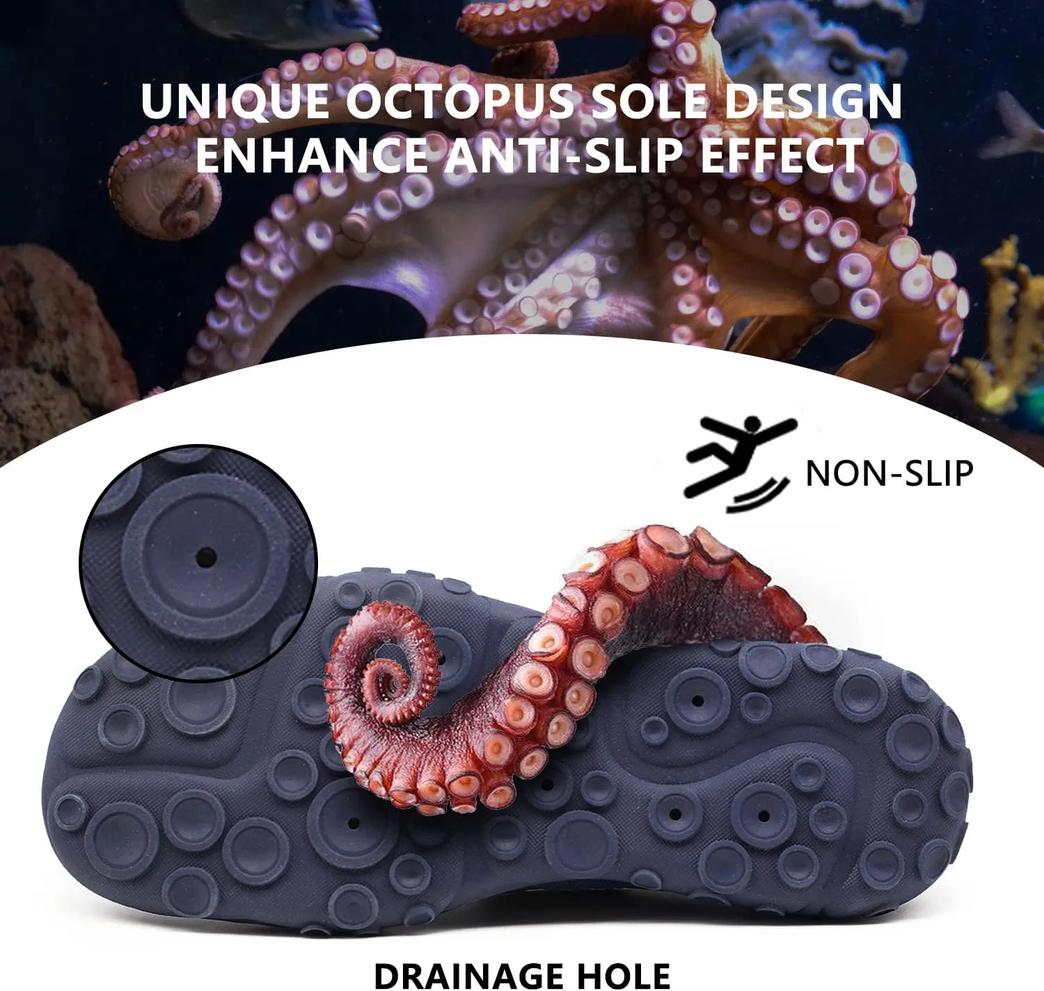 Water Shoes Mens Womens Quick-Dry Barefoot Beach Kayaking Pool Aqua Sock Surfing Climbing Yoga