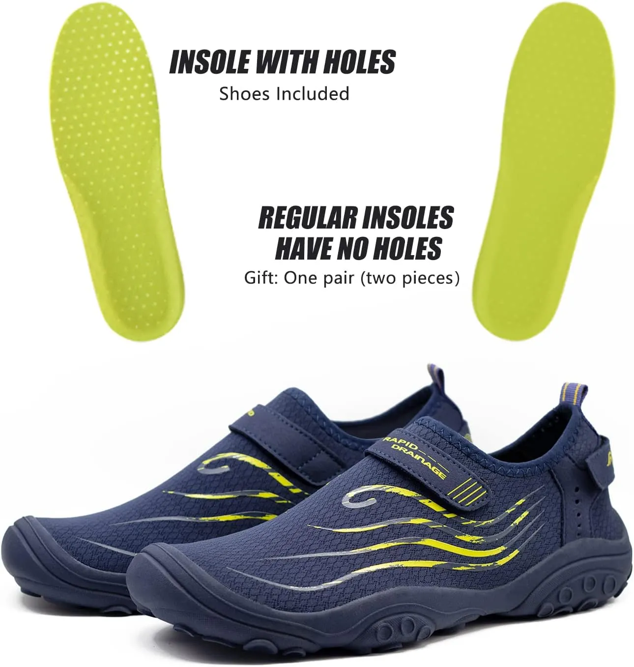 Water Shoes Mens Womens Quick-Dry Barefoot Beach Kayaking Pool Aqua Sock Surfing Climbing Yoga