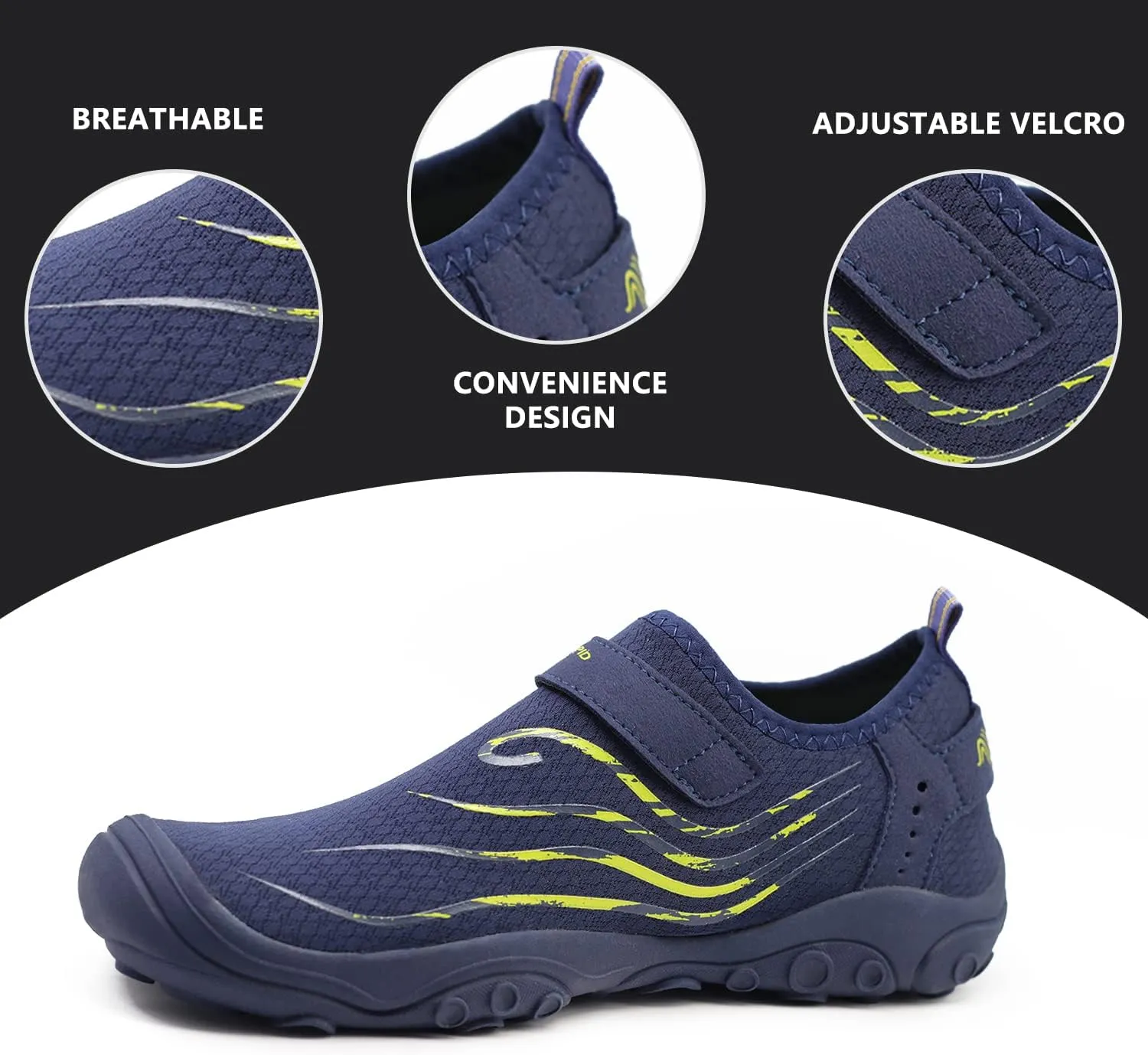 Water Shoes Mens Womens Quick-Dry Barefoot Beach Kayaking Pool Aqua Sock Surfing Climbing Yoga