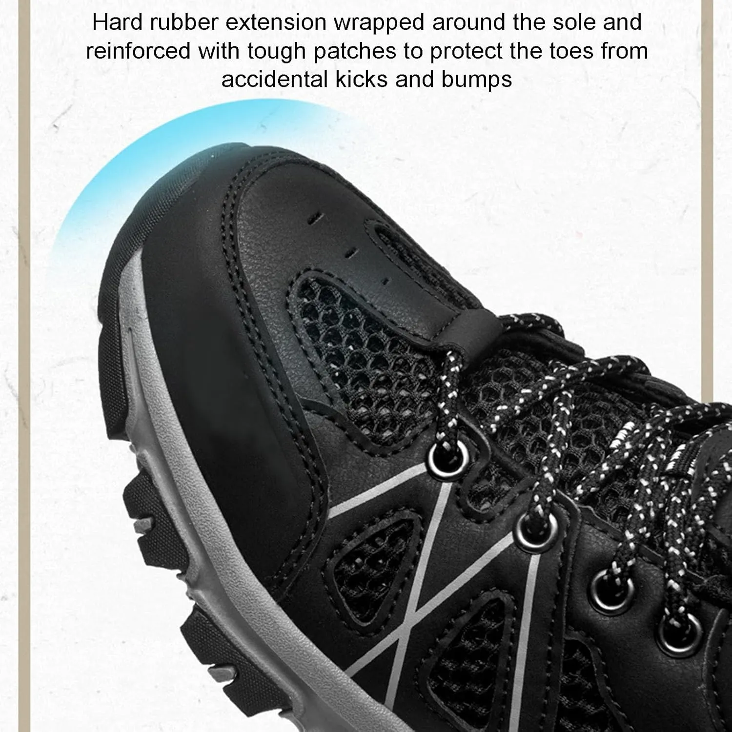 Wide Walking Shoes, Men's Outdoor Travel Shoes Big Size Men's Shoes Field Climbing Casual Hiking Shoes