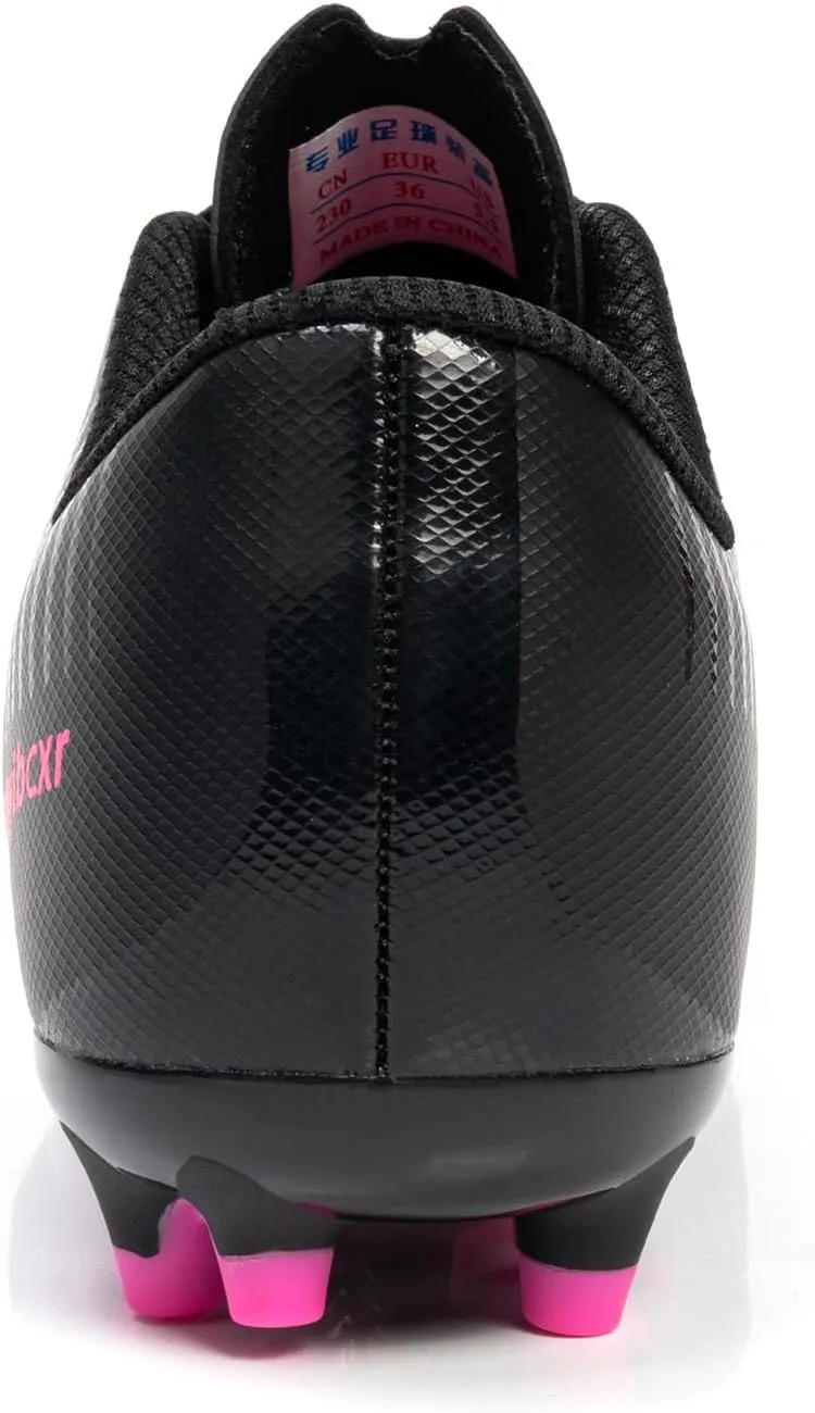 Women Soccer Cleats Lace-Up Turf Football Shoes Indoor Outdoor Low-Top Fustal Soccer Training