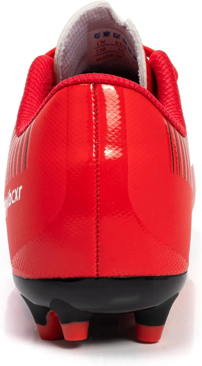 Women Soccer Cleats Lace-Up Turf Football Shoes Indoor Outdoor Low-Top Fustal Soccer Training