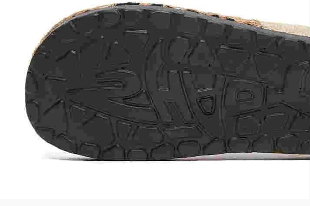 Womens Breathable Mesh Walking Mules 2025 Flat Mules Round Toe Buckle Strap Open Back Slip On Shoes Arch Support
