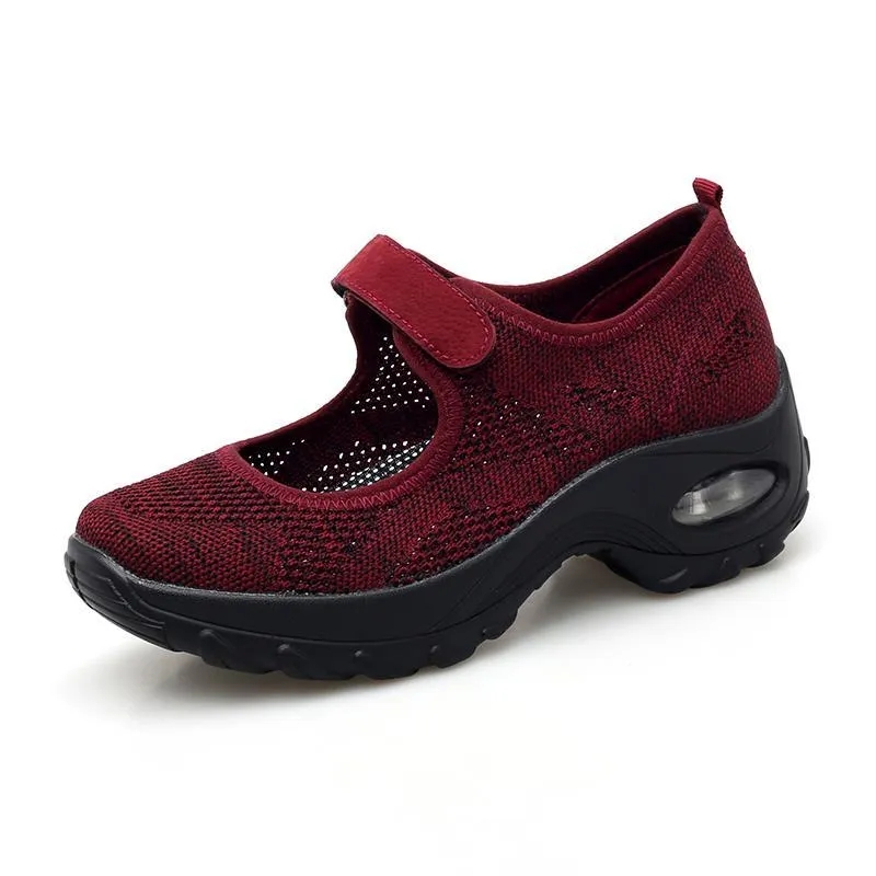 Women's Comfort Breathable Non-Slip Air Cushion Shock Sneakers