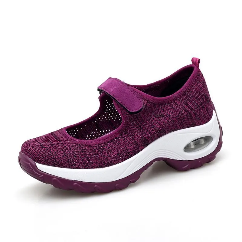 Women's Comfort Breathable Non-Slip Air Cushion Shock Sneakers