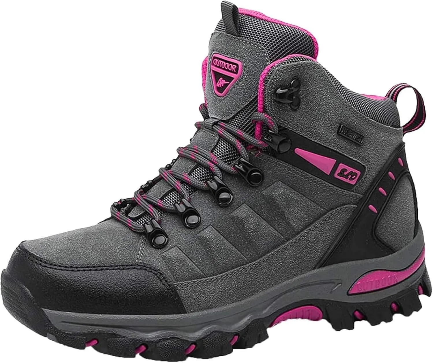 Women's Hiking Shoe Lightweight Men's Hiking Boot All Day Comfy Suede Casual Walking Work Shoe Sneaker Outdoors Slip Resistant Trekking Camping Hike Shoes