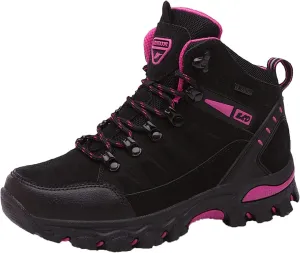 Women's Hiking Shoe Lightweight Men's Hiking Boot All Day Comfy Suede Casual Walking Work Shoe Sneaker Outdoors Slip Resistant Trekking Camping Hike Shoes